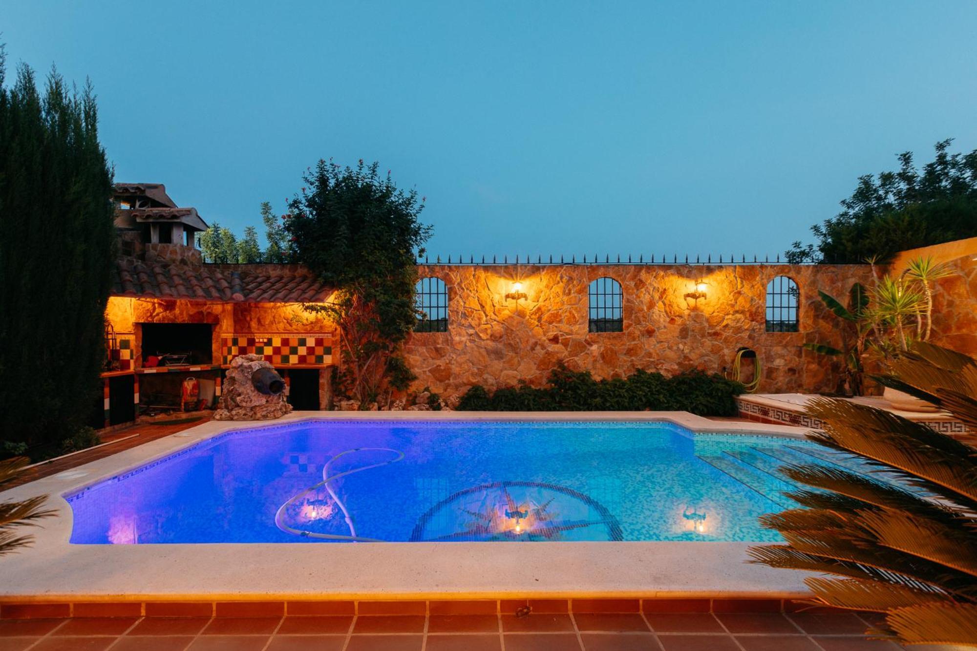 Chalet, Villa Rodeada De Naturaleza Piscina A Doce Klm De Valencia Y 7 Del Aeropuerto Extérieur photo